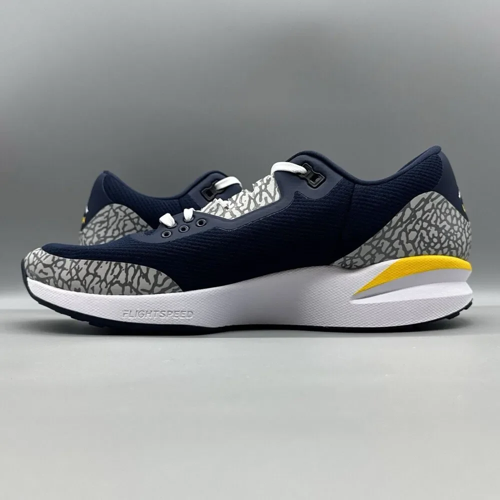 Jordan Zoom Tenacity 88 Mens 11.5 Navy Michigan Wolverines Cement IF2972-447